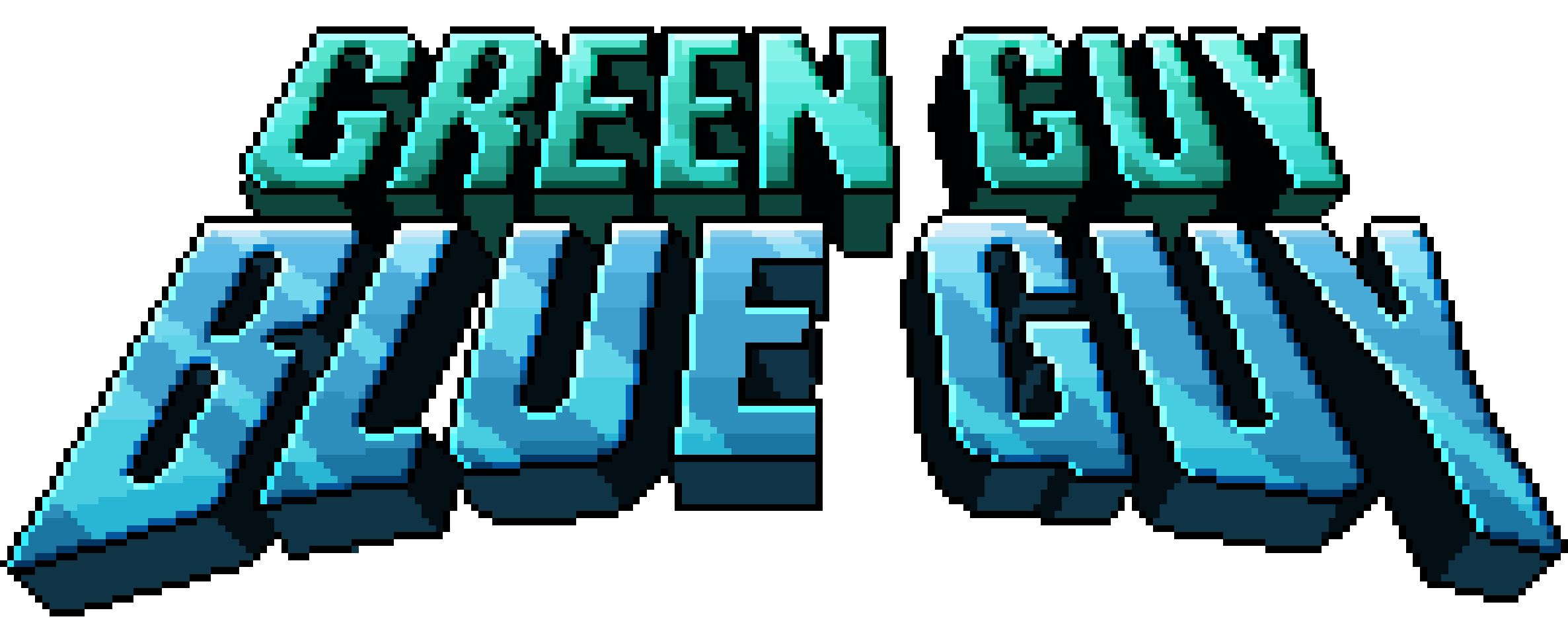 Green Guy Blue Guy Logo