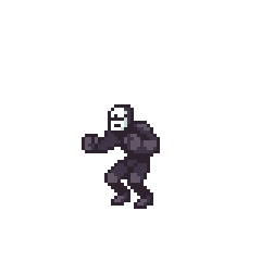 Knucklehead enemy idle from Snakes with Fists beat em up