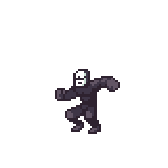 Knucklehead enemy punch attack in retro beat em up